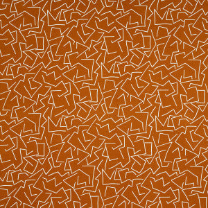 Schumacher Fabric Tangent Print Saffron 180412