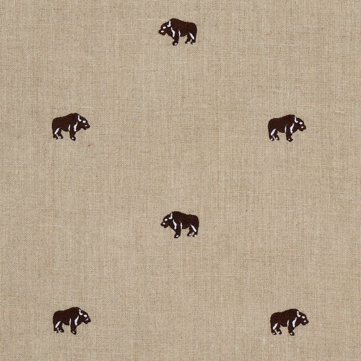 Buffalo Embroidered Linen Natural 180450 by Schumacher Fabric Schumacher Fabric Buffalo Embroidered Linen Natural 180450Fabric LINEN 90% INDIA </p><p>Repeat: H: HORZ. 6 1/3" (15CM), V: VERT. 6" (15CM) 52" (132CM) - Fabric Carolina -