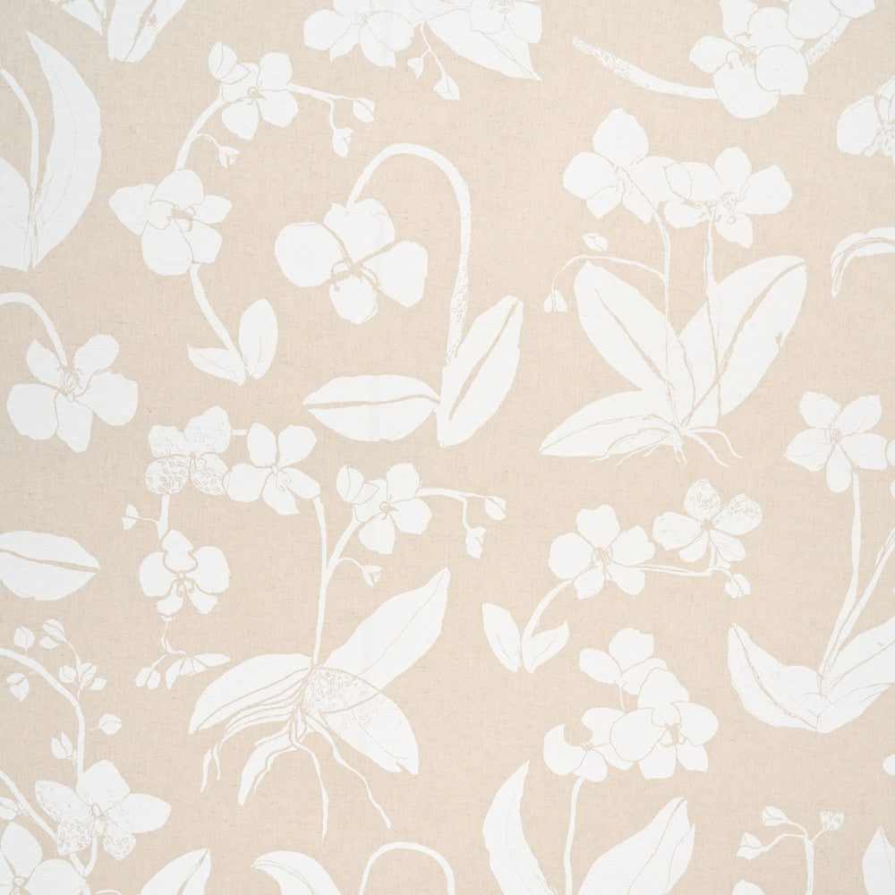 Orchids Have Dreams Light Neutral 180511 by Schumacher Fabric Schumacher Fabric Orchids Have Dreams Light Neutral 180511Fabric LINEN 55% SCOTLAND </p><p>Repeat: H: VERT. 36" (91CM), V: HORZ. 54" (137CM) 54" (137CM) - Fabric Carolina -