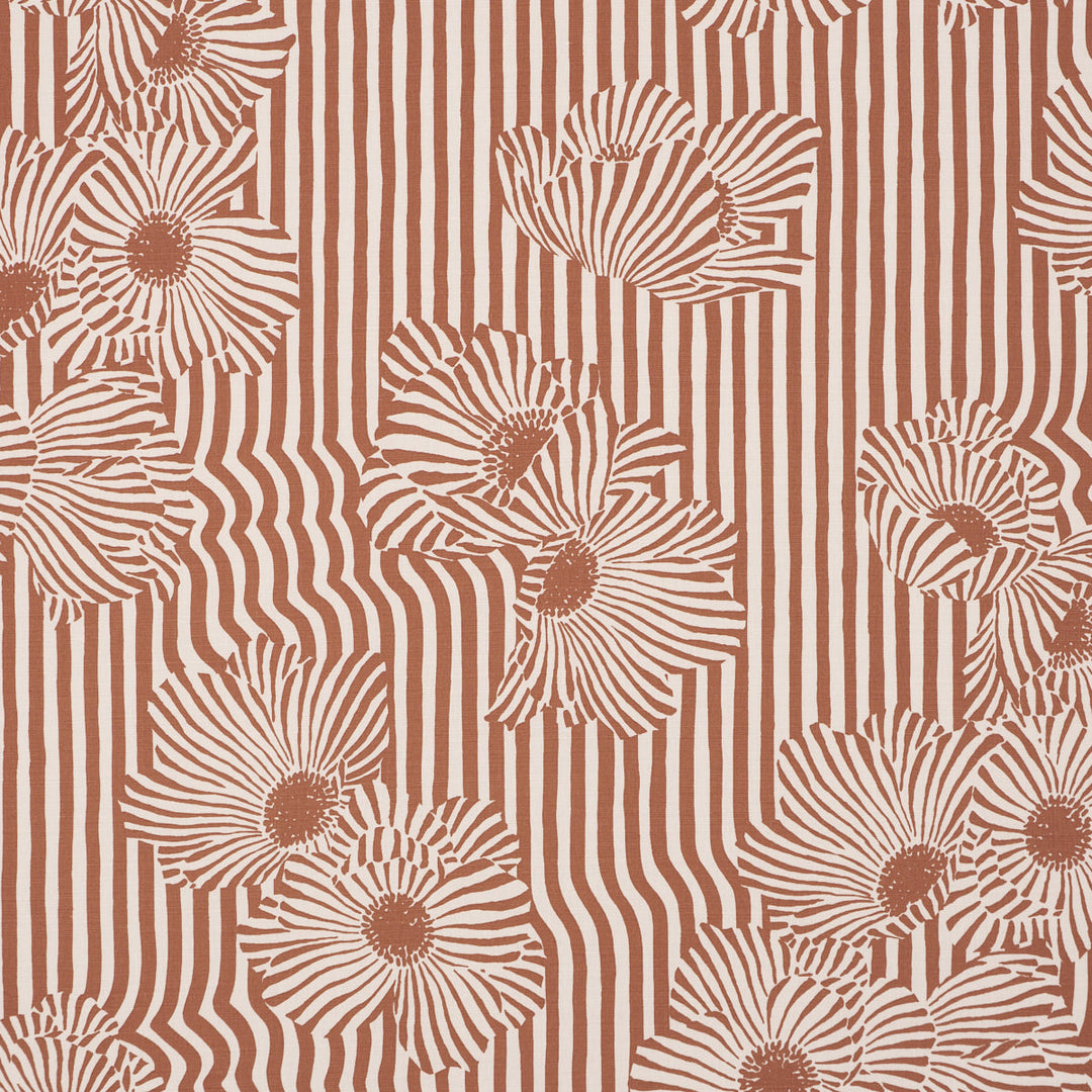 Schumacher Fabric Chaney Floral - Terracotta
