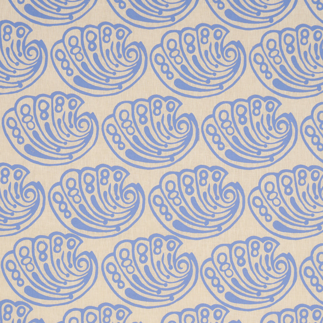 Schumacher Fabric Ramsgate Hand Block - French Blue