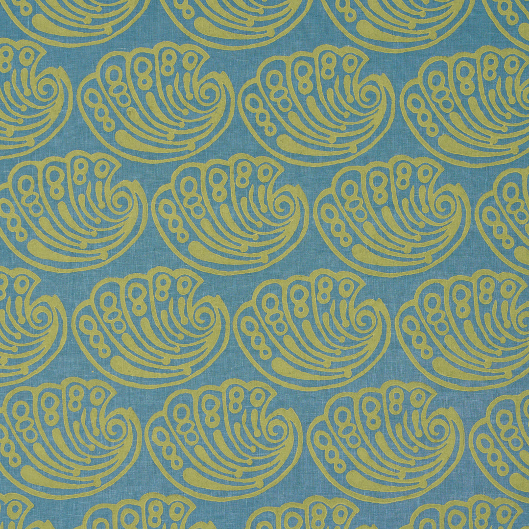 Schumacher Fabric Ramsgate Hand Block - Seaweed