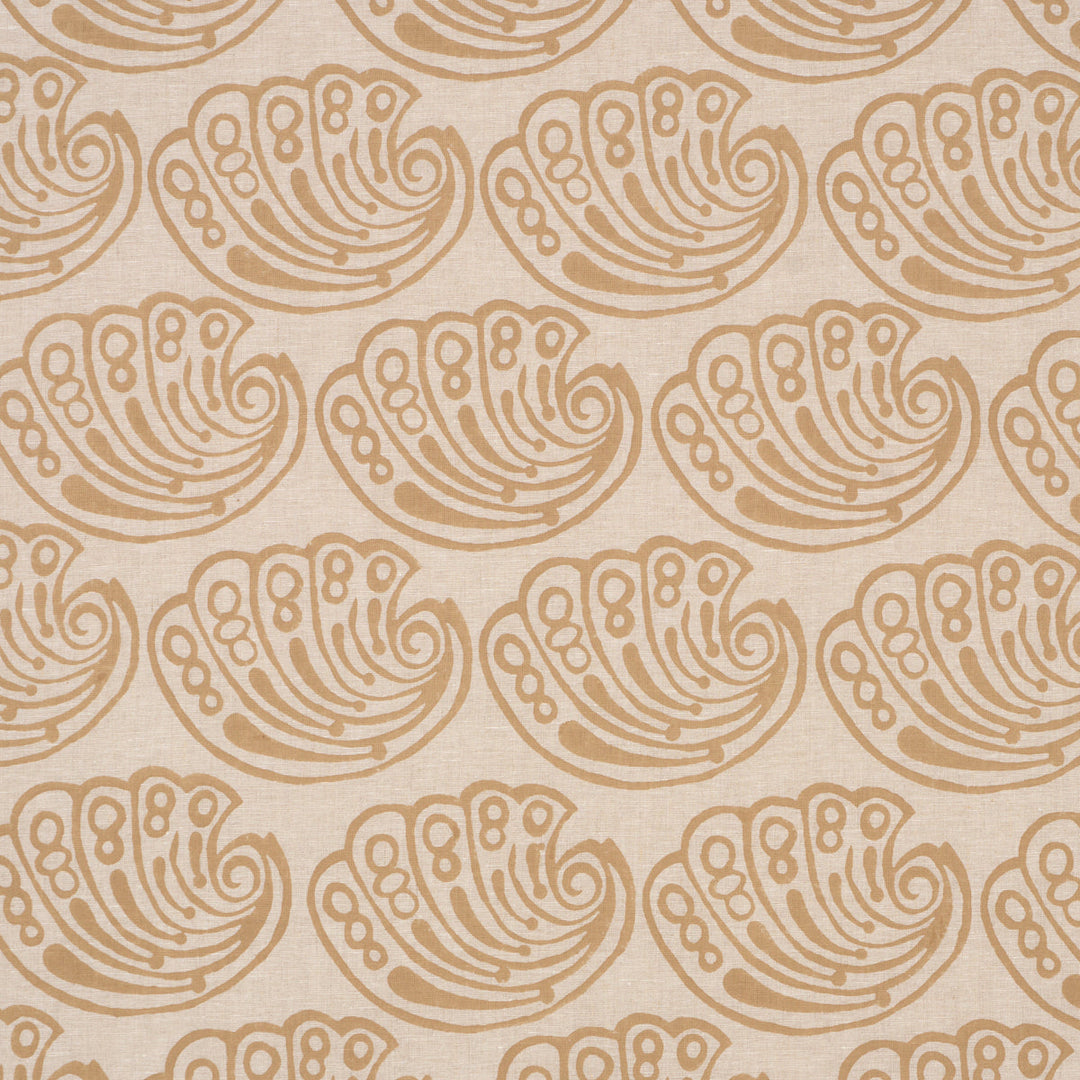Schumacher Fabric Ramsgate Hand Block - Sand