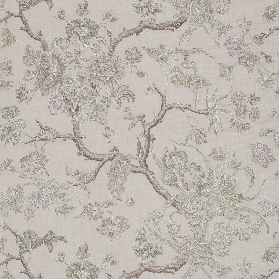 Schumacher Fabric Inverness Garden - Ivory