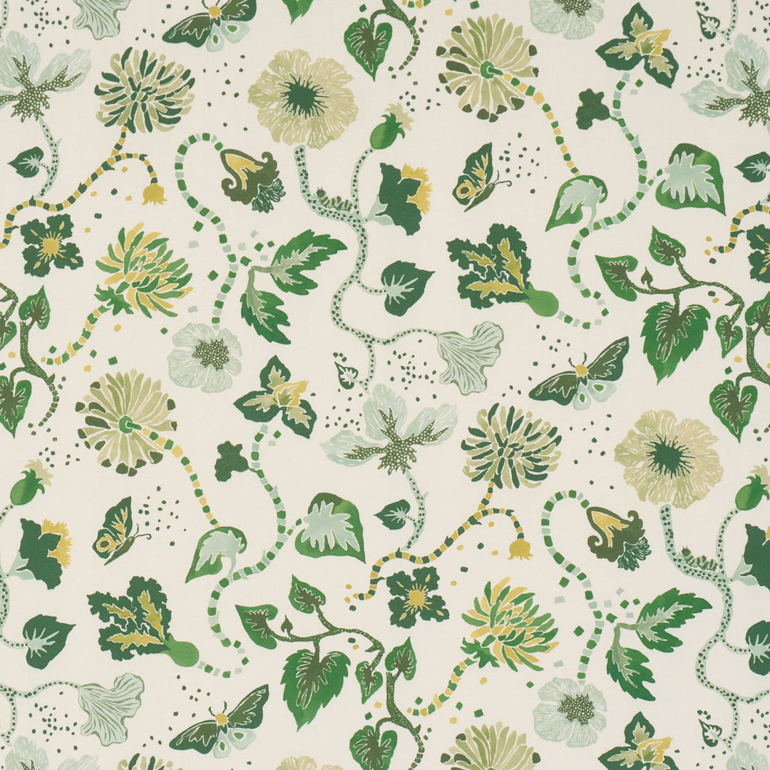 Schumacher Fabric Gloriette - Green