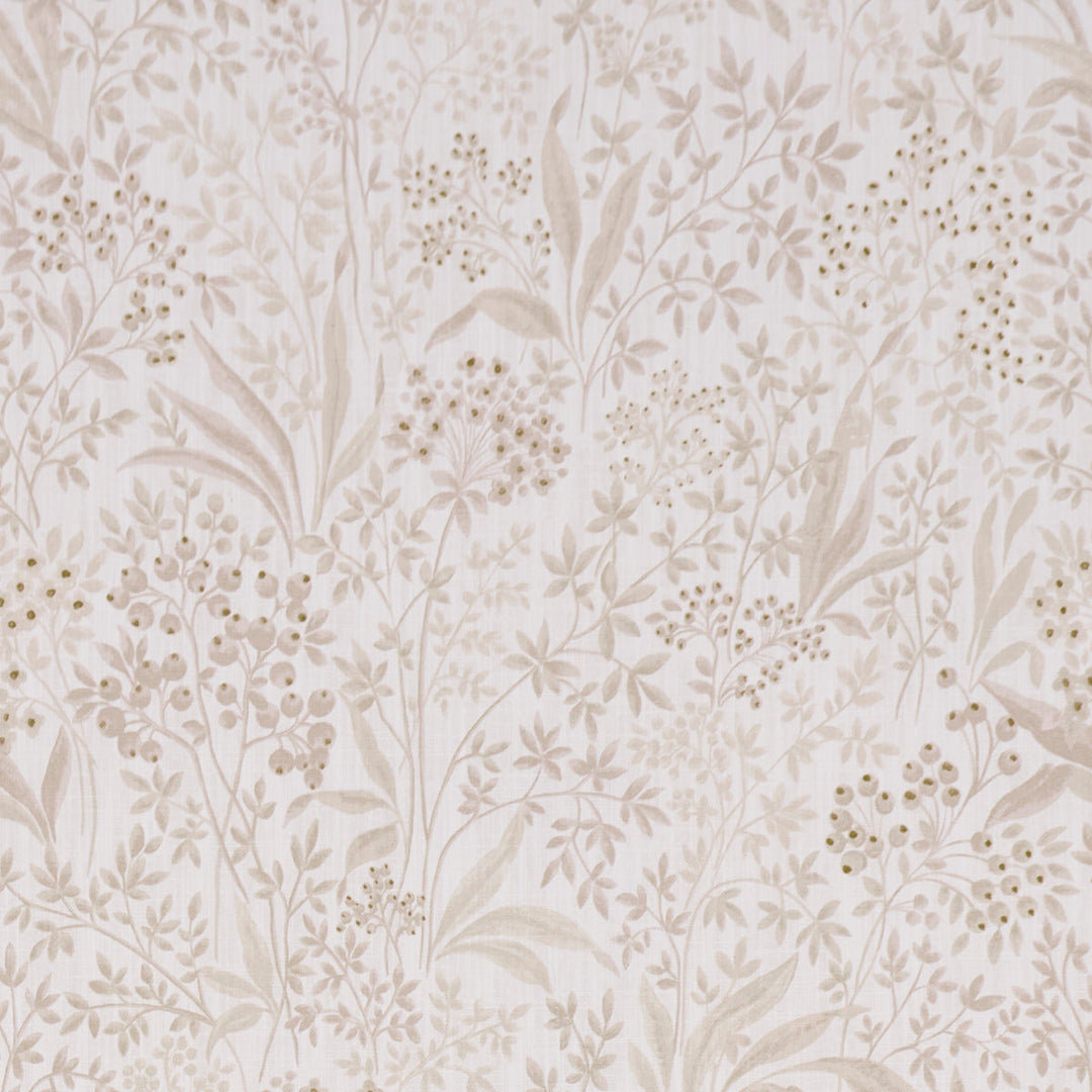 Schumacher Fabric Nocturne - Stone And Gold