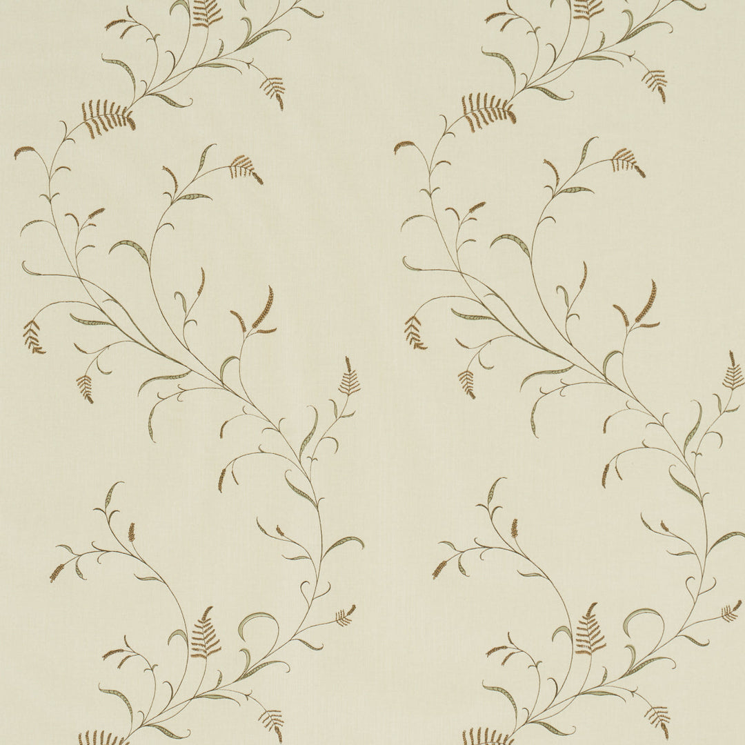 Schumacher Fabric Winding Wheat - Green