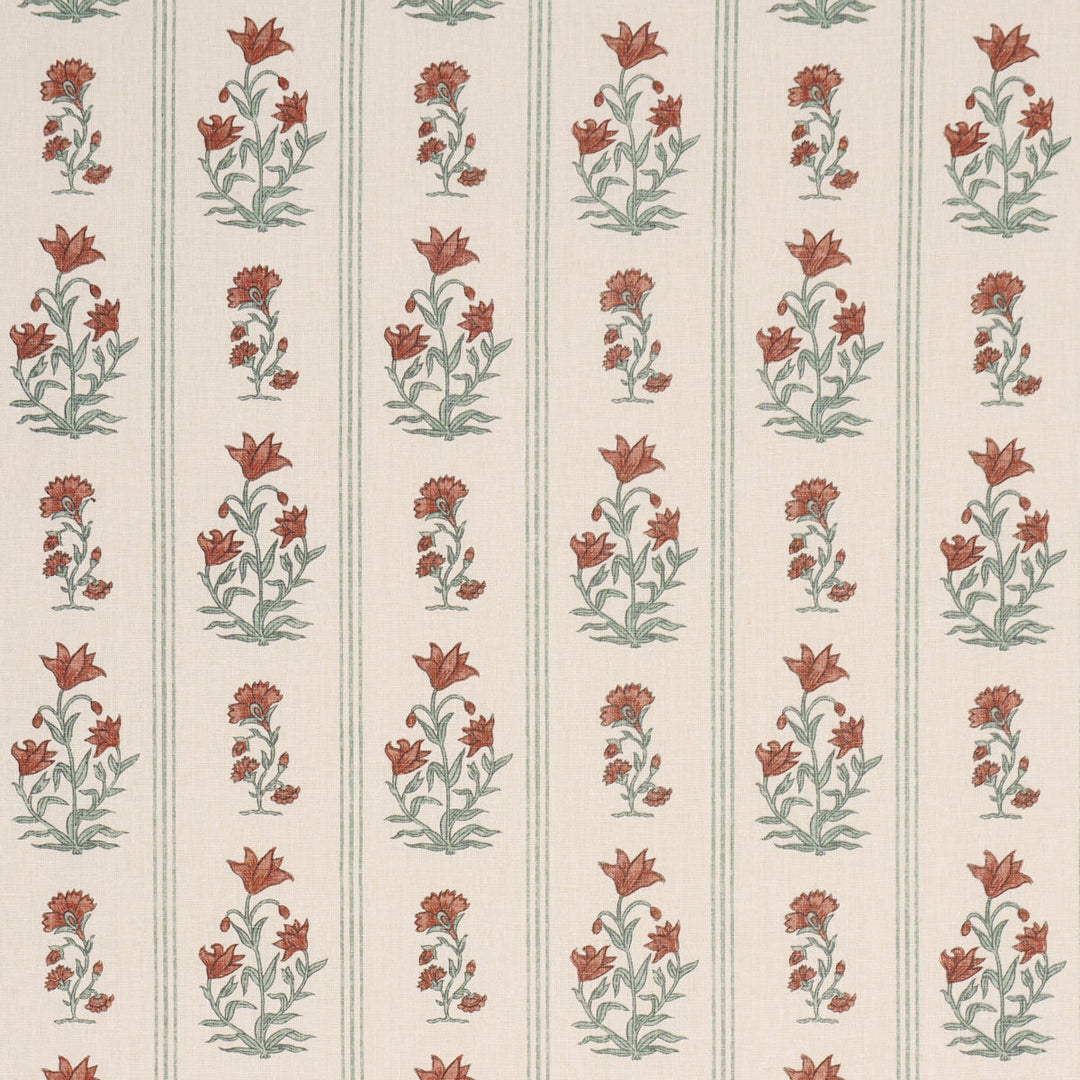 Schumacher Fabric Ellora Hand-Print - Spice