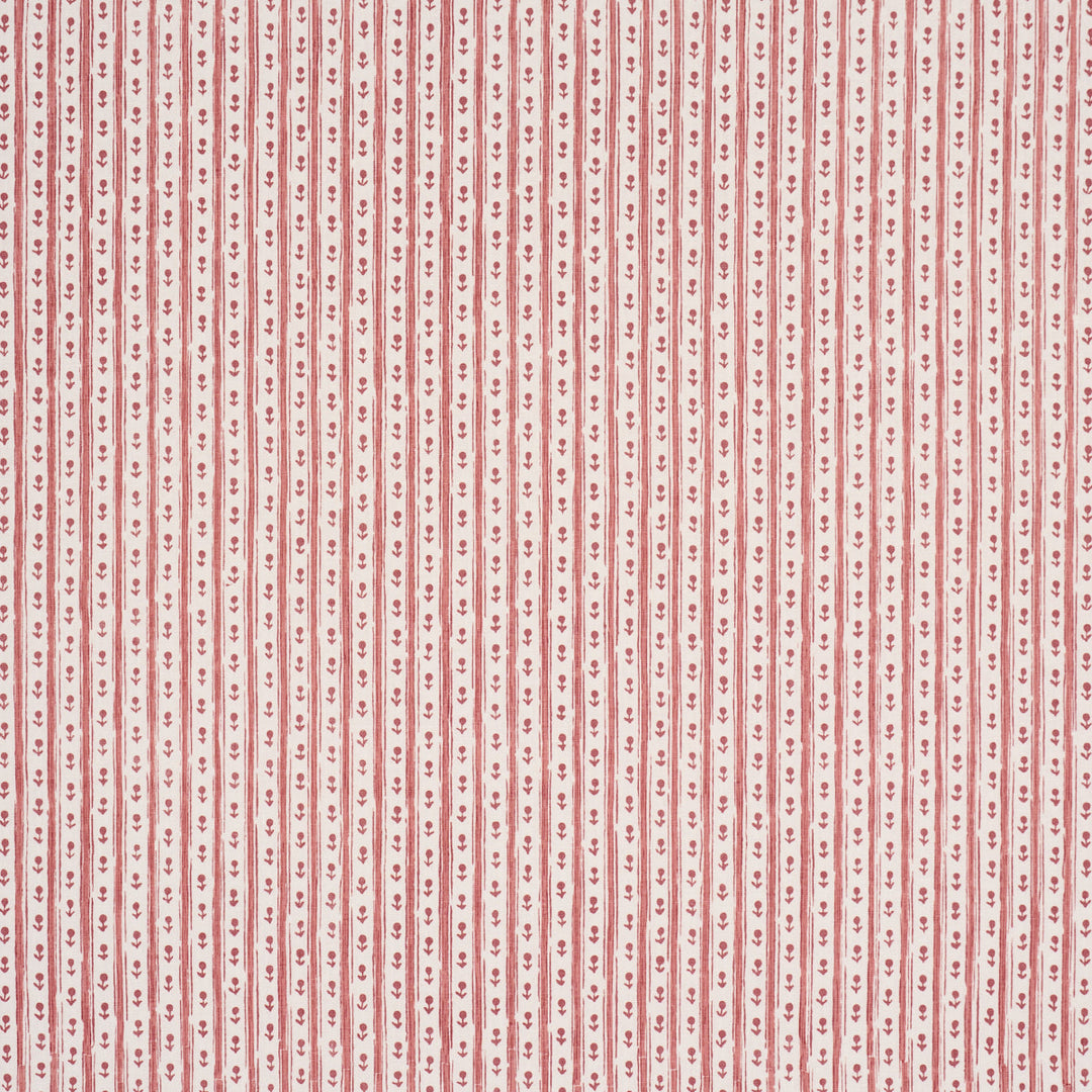 Schumacher Fabric Nidhi Stripe Hand-Print - Pink