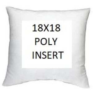 18X18 Poly Insert by Norbar Designer Fabric PILLOW INSERT 100% POLY sHELL & FILL US - Swanky Fabrics -