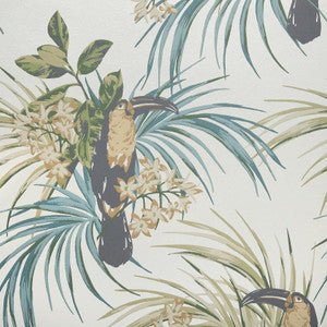 1838 Wallcoverings Wallpaper Le Toucan (Wp) # 03 Emerald