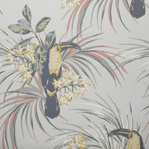 1838 Wallcoverings Wallpaper Le Toucan (Wp) # 06 Soft Grey