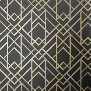 1838 Wallcoverings Wallpaper Metro (Wp) # 03 Jet