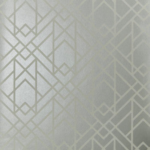 1838 Wallcoverings Wallpaper Metro (Wp) # 05 Soft Grey