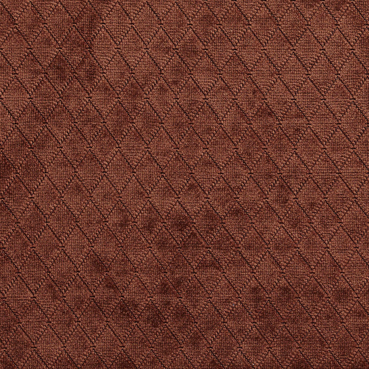 1913 Cocoa by Charlotte Designer Fabric Ring book page #21A 100% Woven Polyester Asia Exceeds 100,000 Wyzenbeek Rubs (Heavy Duty) Horizontal: .5" x Vertical: 1" 54 Inches - Swanky Fabrics -