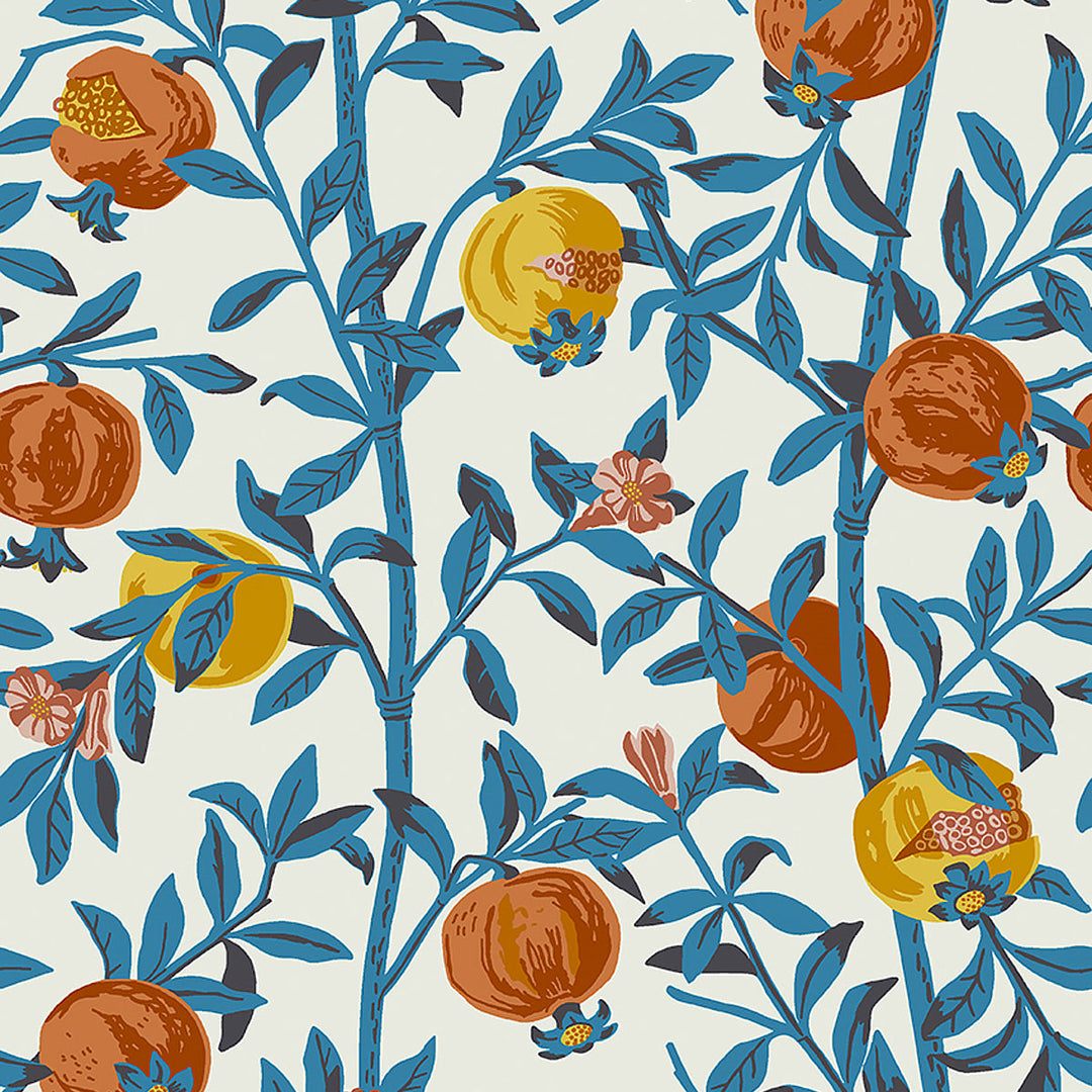 Schumacher Wallcovering Granatapple - Persimmon