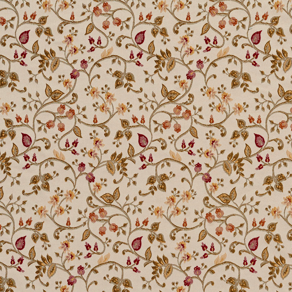 1960 Blossom by Charlotte Designer Fabric Ring book page #21A 60% Cotton, 40% Polyester Asia Exceeds 30,000 Wyzenbeek Rubs (Heavy Duty) </p><p>Repeat: Horizontal: 6.75" x Vertical: 6" 54 Inches - Swanky Fabrics -