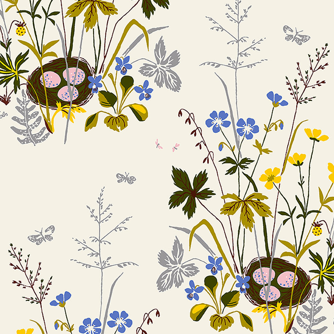Schumacher Wallcovering Fågelbo - Multi