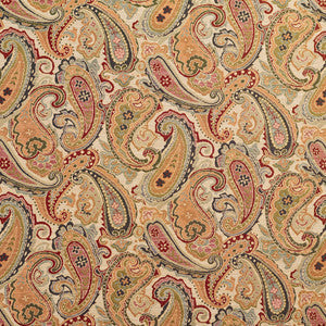 Charlotte Fabric 1972 Ecru Paisley