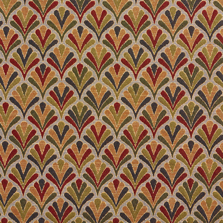 1974 Heather Fan by Charlotte Designer Fabric Tapestry Classics 70% Polyester, 30% Cotton Asia Exceeds 45,000 Wyzenbeek Rubs (Heavy Duty) </p><p>Repeat: Horizontal: 7.5" x Vertical: 7.5" 54 Inches - Swanky Fabrics -