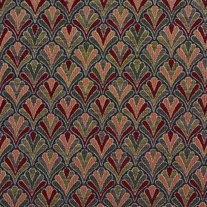 Charlotte Fabric 1975 Navy Fan