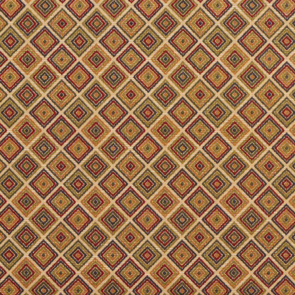 1992 Ecru by Charlotte Designer Fabric Tapestry Classics 70% Polyester, 30% Cotton Asia Exceeds 45,000 Wyzenbeek Rubs (Heavy Duty) Horizontal: 3.5" x Vertical: 3.5" 54 Inches - Swanky Fabrics -
