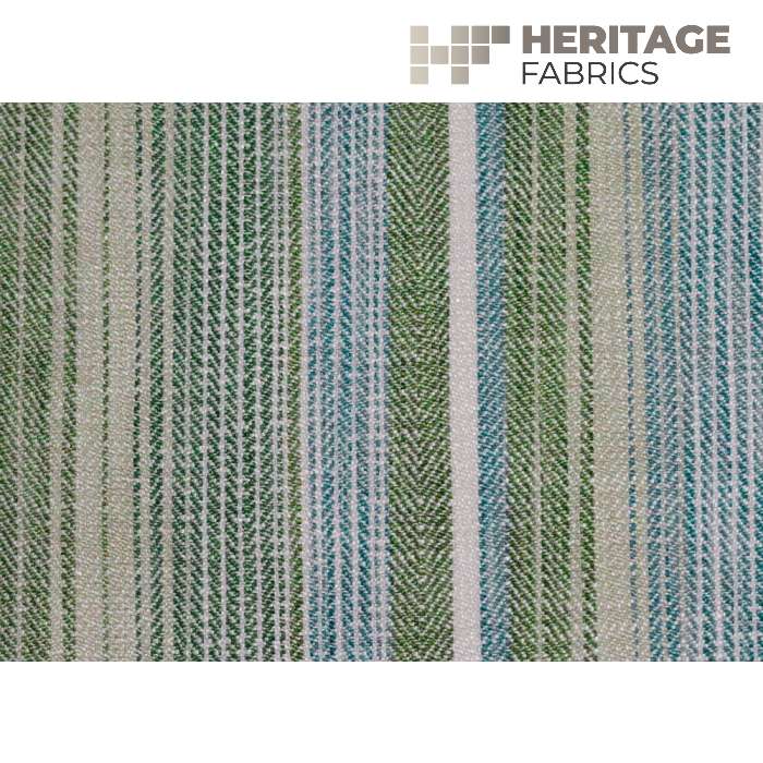 Sonoma Stripe Spring by Heritage Fabric - 100% Polyester India 33,000 Horizontal: 13.5" and Vertical: N/A 54" - Fabric Carolina -