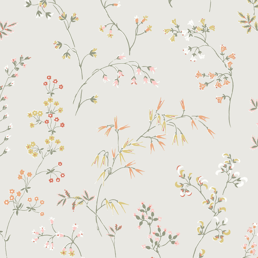 Schumacher Wallcovering Gråäng - Bone