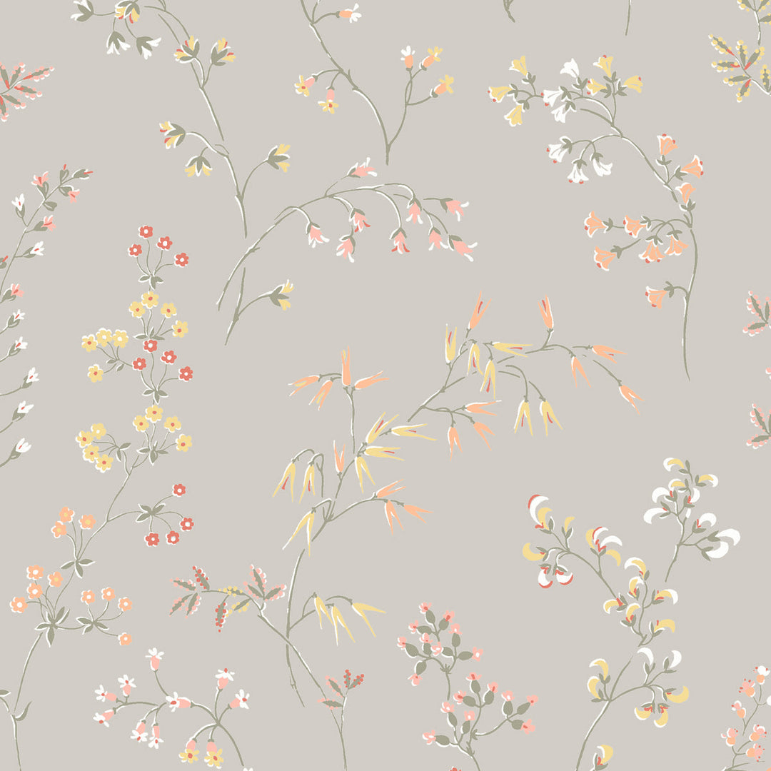 Schumacher Wallcovering Gråäng - Stone