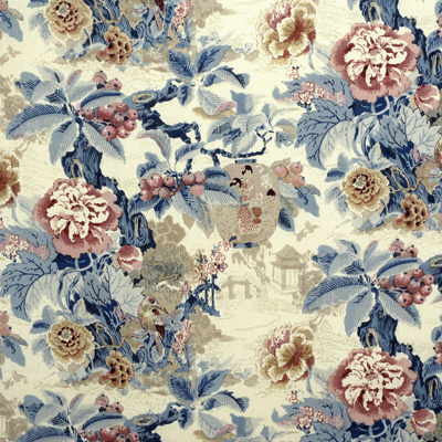 Chinese Lantern Coral by Lee Jofa Designer Fabric - LINEN - 100% Thailand - Horizontal: 24.5 and Vertical: 27.5 50 - Swanky Fabrics -