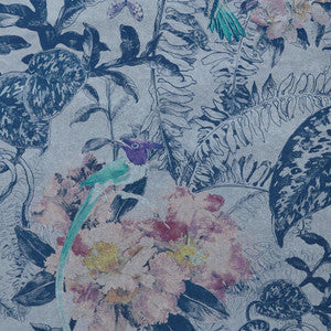 1838 Wallcoverings Wallpaper Hedgerow (Wp) # 03 Blue Dusk