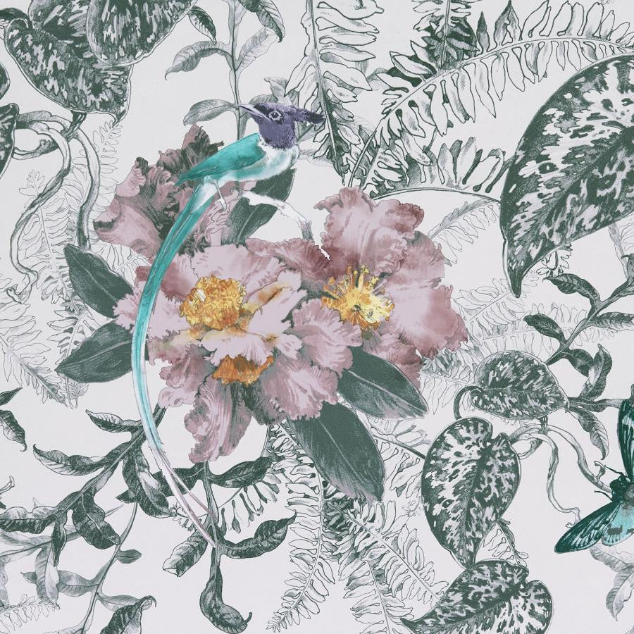 Hedgerow (Wp) # 05 Chamomile by 1838 Wallcoverings Designer Wallpaper Willow STRAIGHT PASTE THE WALL UNITED KINGDOM V-28.5" 20.5"X11YD - Swanky Fabrics -