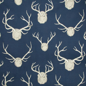 Lee Jofa Fabric Antlers Navy