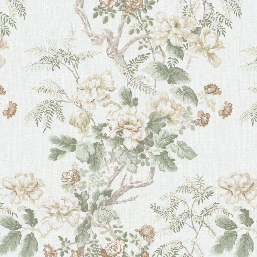Chinese Peony - Beige 2009164.1630.0 by Lee Jofa Designer Fabric
