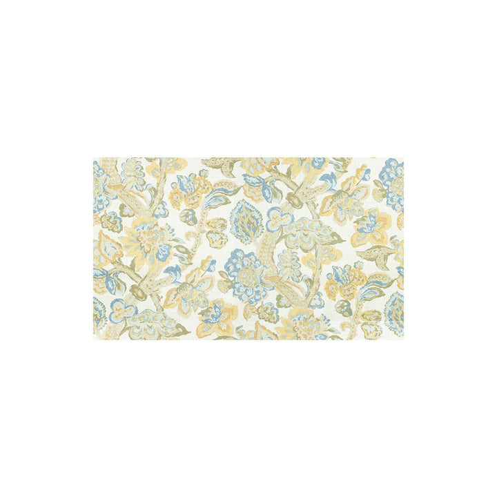 La Cinta Lemon/Blue by Lee Jofa Designer Fabric VERDMONT COLLECTION LINEN - 88%;NYLON - 12% United Kingdom MEDIUM Horizontal: and Vertical: 32.25 54 - Swanky Fabrics -