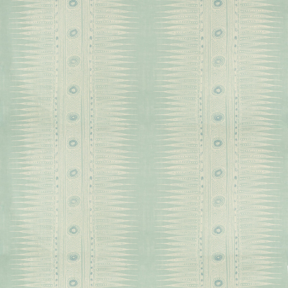 Indian Zag Aqua by Lee Jofa Designer Fabric SUZANNE RHEINSTEIN III LINEN - 60%;COTTON - 30%;NYLON - 10% Thailand MEDIUM Horizontal: 27 and Vertical: 27 54 - Swanky Fabrics -