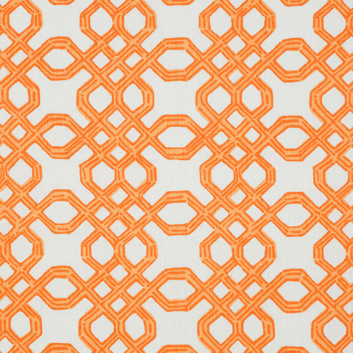 Well Connected Clementine by Lee Jofa Designer Fabric LILLY PULITZER II LINEN - 100% China MEDIUM Horizontal: 18 and Vertical: 18 54 - Swanky Fabrics -
