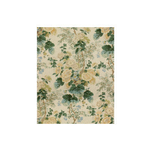 Lee Jofa Fabric Hollyhock Hdb Lemon/Aqua