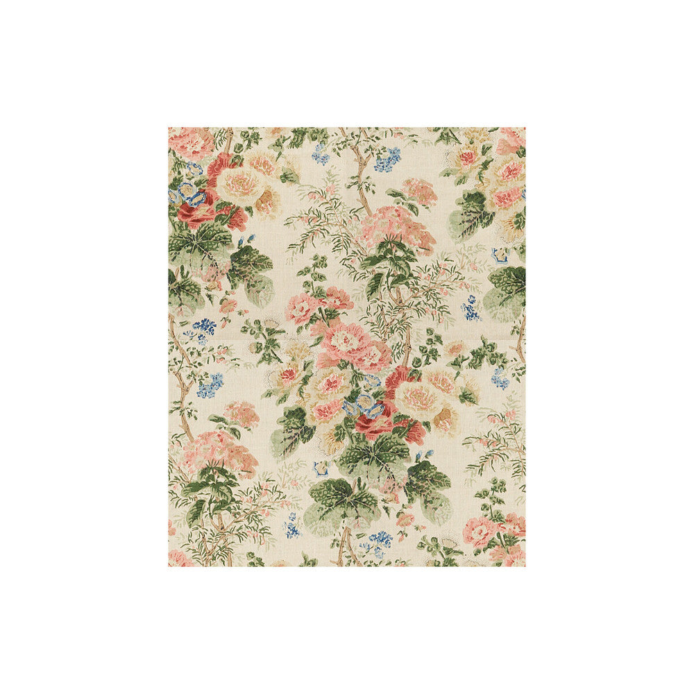 Hollyhock Hdb Multi by Lee Jofa Designer Fabric LINEN - 100% Thailand Horizontal: 49 and Vertical: 40.25 49 - Swanky Fabrics -