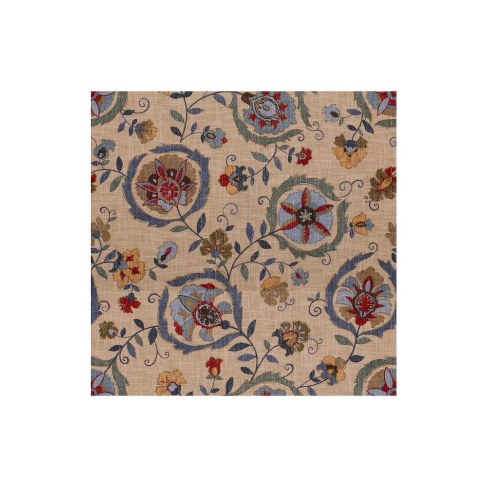 Montmartre Sky/Sage by Lee Jofa Designer Fabric SUZANNE KASLER VISCOSE - 55%;LINEN - 45% United Kingdom MEDIUM Horizontal: 27 and Vertical: 27 54 - Swanky Fabrics -