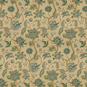 Lee Jofa Fabric Tidewater Block Blue