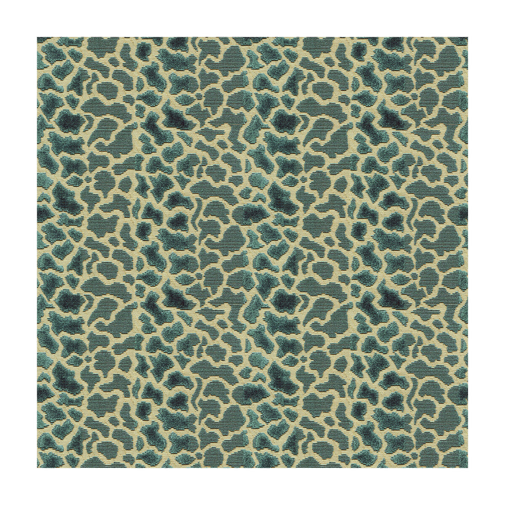 Timbuktu Velvet Blue by Lee Jofa Designer Fabric PARISH-HADLEY VISCOSE - 51%;COTTON - 31%;LINEN - 18% India HEAVY Horizontal: 8.75 and Vertical: 7.5 54 - Swanky Fabrics -