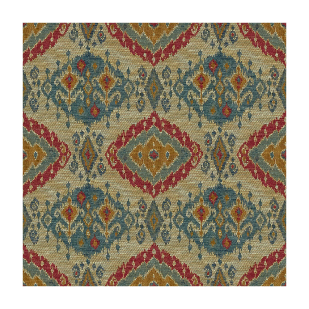 Bosham Lake/Red by Lee Jofa Designer Fabric AERIN COLLECTION 2 VISCOSE - 58%;LINEN - 25%;COTTON - 17% Belgium MEDIUM Horizontal: 13.75 and Vertical: 13.5 54.25 - Swanky Fabrics -