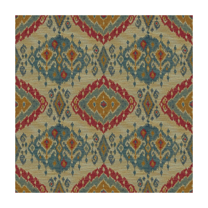 Bosham Lake/Red by Lee Jofa Designer Fabric AERIN COLLECTION 2 VISCOSE - 58%;LINEN - 25%;COTTON - 17% Belgium MEDIUM Horizontal: 13.75 and Vertical: 13.5 54.25 - Swanky Fabrics -