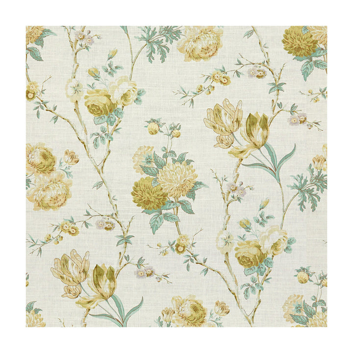 Allegra Linen Green/Aqu by Lee Jofa Designer Fabric PARISH-HADLEY LINEN - 90%;NYLON - 10% United Kingdom - Horizontal: 18 and Vertical: 36 54 - Swanky Fabrics -