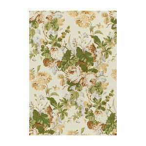 Lee Jofa Fabric Maisie Linen Tan/Leaf