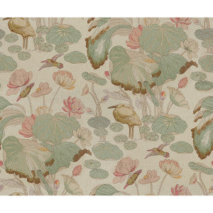 Lee Jofa Fabric Nympheus Twill Shell/Jade