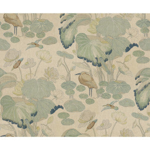 Lee Jofa Fabric Nympheus Twill Frost/Sea