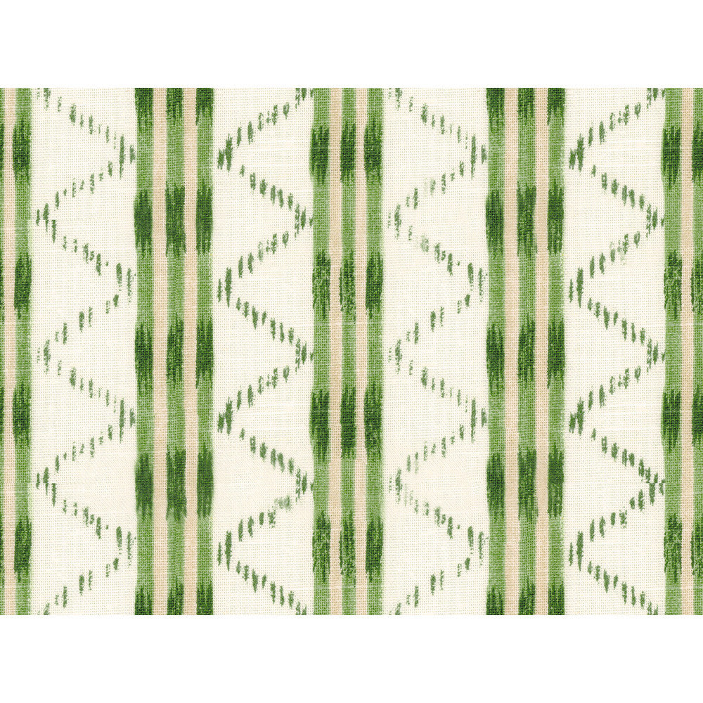 Makassar Green by Lee Jofa Designer Fabric OSCAR DE LA RENTA III COTTON - 89%;FLAX - 11% United States Horizontal: 9 and Vertical: 27 54 - Swanky Fabrics -