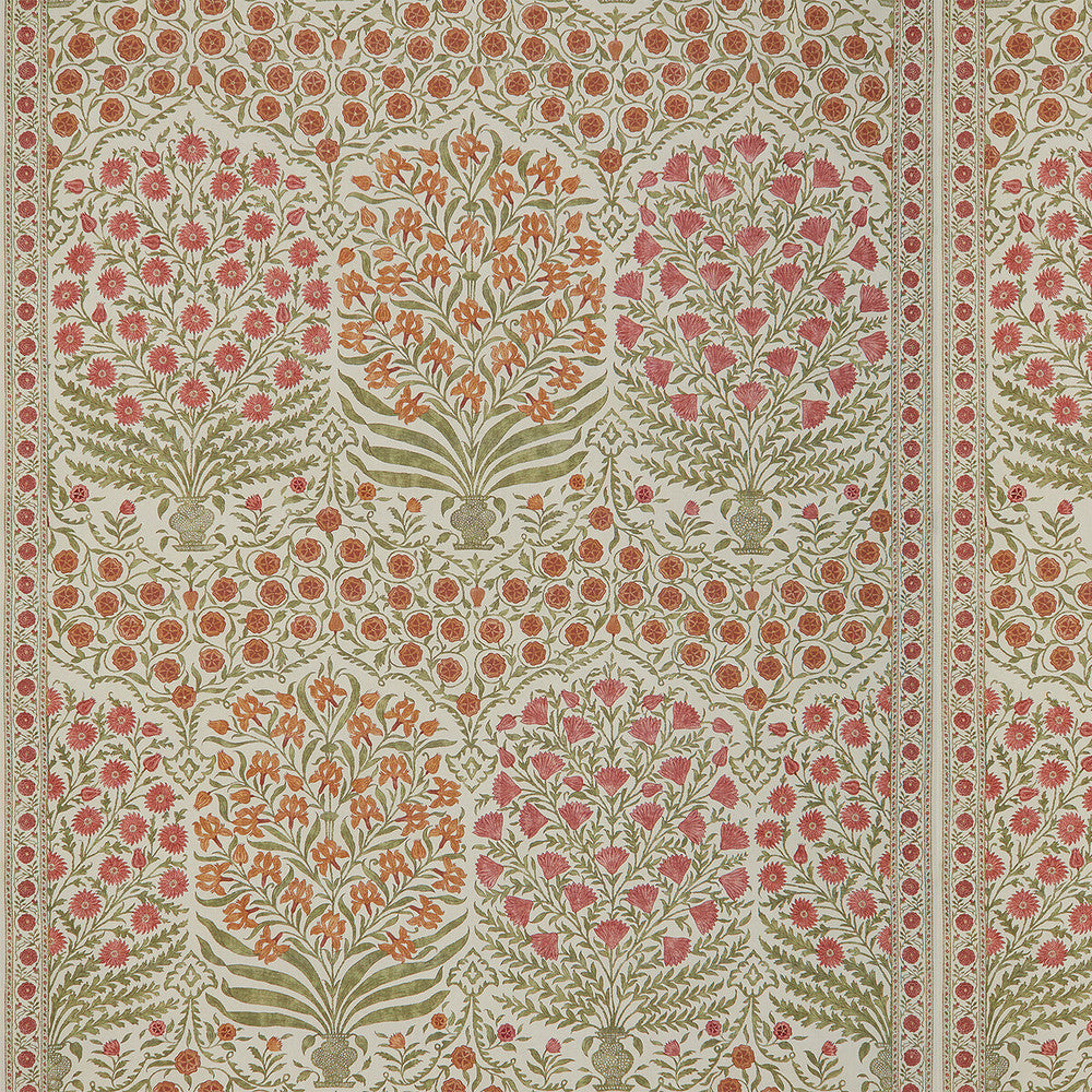 Sameera Spice/Berry by Lee Jofa Designer Fabric OSCAR DE LA RENTA III COTTON - 100% United Kingdom Horizontal: 54.5 and Vertical: 62 54 - Swanky Fabrics -